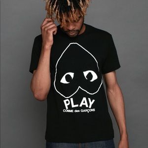 Comme des Garçons Play Tee Shirt Black